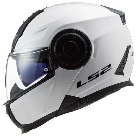 קסדת כביש נפתחת LS2 FF902 SCOPE SOLID WHITE