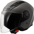 קסדת כביש 3/4 LS2 OF616 AirFlow ll טיטניום מט - LS2