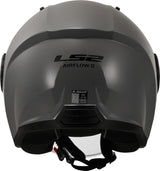 קסדת כביש 3/4 LS2 OF616 AirFlow ll טיטניום מט - LS2