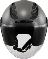 קסדת כביש 3/4 LS2 OF616 AirFlow ll טיטניום מט - LS2