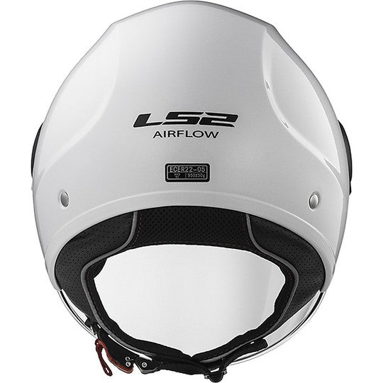 קסדת כביש 3/4 LS2 OF562 AirFlow ll לבן