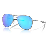 Oakley Full Rim Aviator CONTRAIL Prizm Sapphire Lenses, Satin Chrome Frame