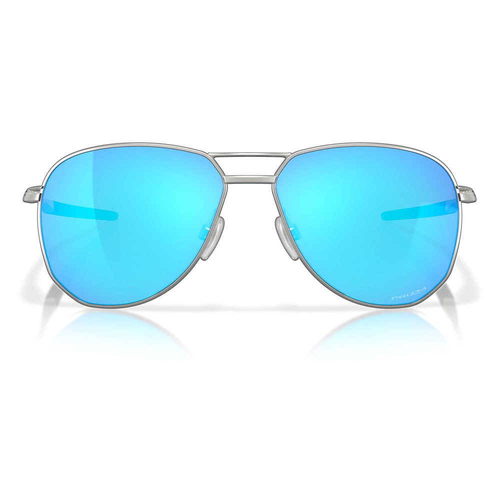 Oakley Full Rim Aviator CONTRAIL Prizm Sapphire Lenses, Satin Chrome Frame