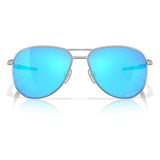 Oakley Full Rim Aviator CONTRAIL Prizm Sapphire Lenses, Satin Chrome Frame