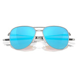 Oakley Full Rim Aviator CONTRAIL Prizm Sapphire Lenses, Satin Chrome Frame