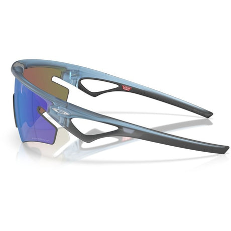 משקפי שמש Oakley Sphaera Slash Prizm Sapphire Polarized Lenses, Matte Transparent Stonewash Frame - Oakley