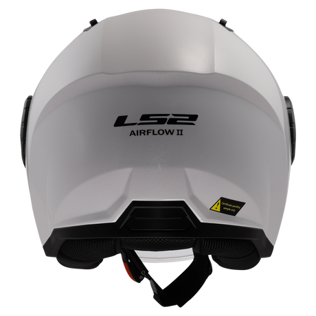 קסדת כביש 3/4 LS2 OF616 AirFlow ll Gloss White לבן מבריק