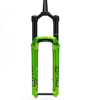 בולם DVO Onyx אוויר/אוויר 38 מ"מ לגלגל 29" אורך 170 מ"מ ציר 15/110 - ירוק - DVO