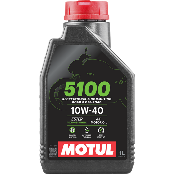 5100 שמן טכנוסינתטי לאופנוע 10W40 1L מבית MOTUL