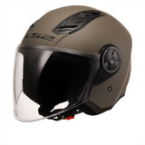קסדת כביש 3/4 LS2 OF616 AirFlow ll Solid Matt Sand חול מט