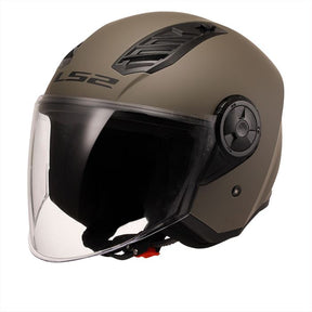 קסדת כביש 3/4 LS2 OF616 AirFlow ll Solid Matt Sand חול מט - LS2