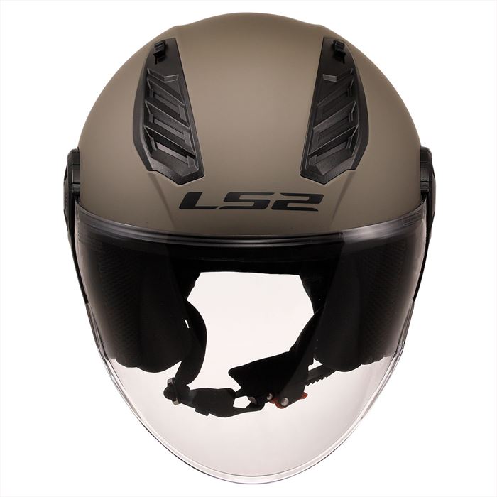 קסדת כביש 3/4 LS2 OF616 AirFlow ll Solid Matt Sand חול מט