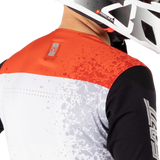 חולצת רכיבה ארוכה גברים MTB Gravity 5.0 White V25