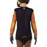 חולצת רכיבה ארוכה ילדים MTB Gravity 4.0 Jr Rust