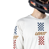 חולצת רכיבה ארוכה גברים MTB Enduro 4.0 Cream V25