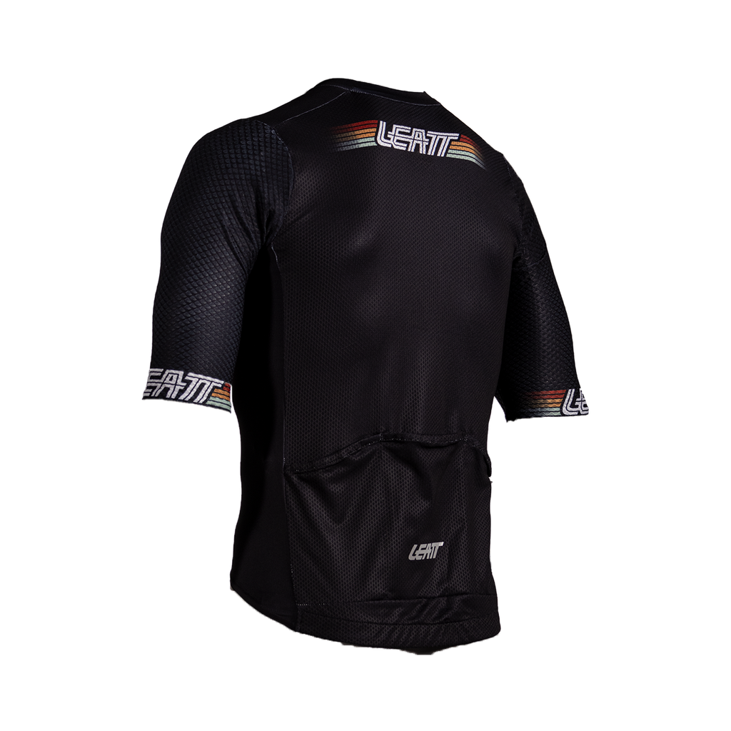 חולצת רכיבה קצרה גברים MTB Endurance 6.0 Black V25