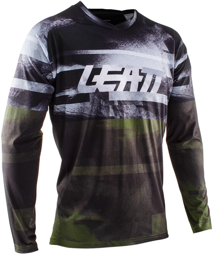 חולצת רכיבה ארוכה גברים MTB 2.0 Forest