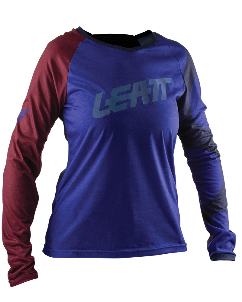 חולצת רכיבה ארוכה נשים MTB 2.0 Marine