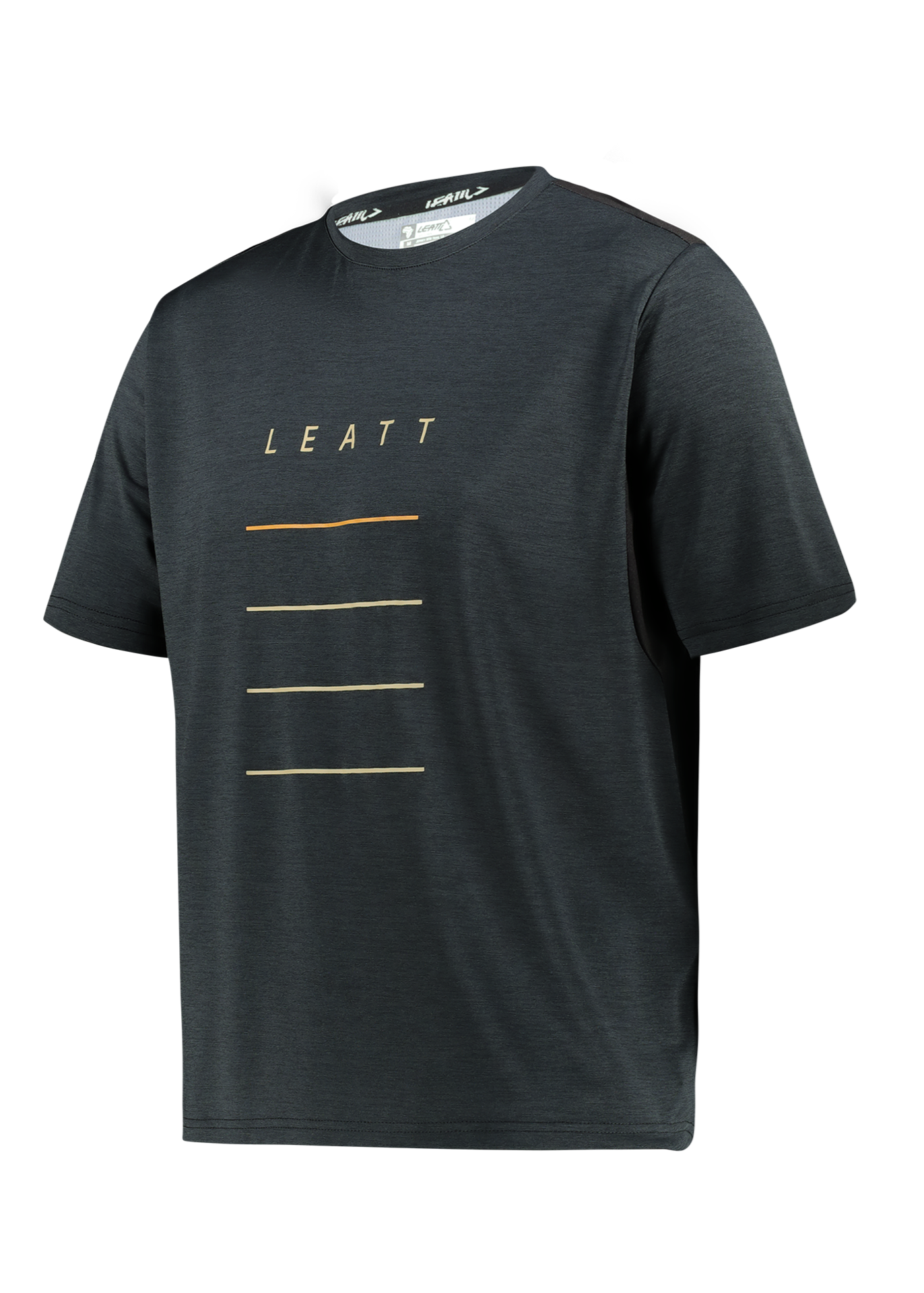 חולצת רכיבה קצרה גברים MTB Trail 1.0 V22 Black