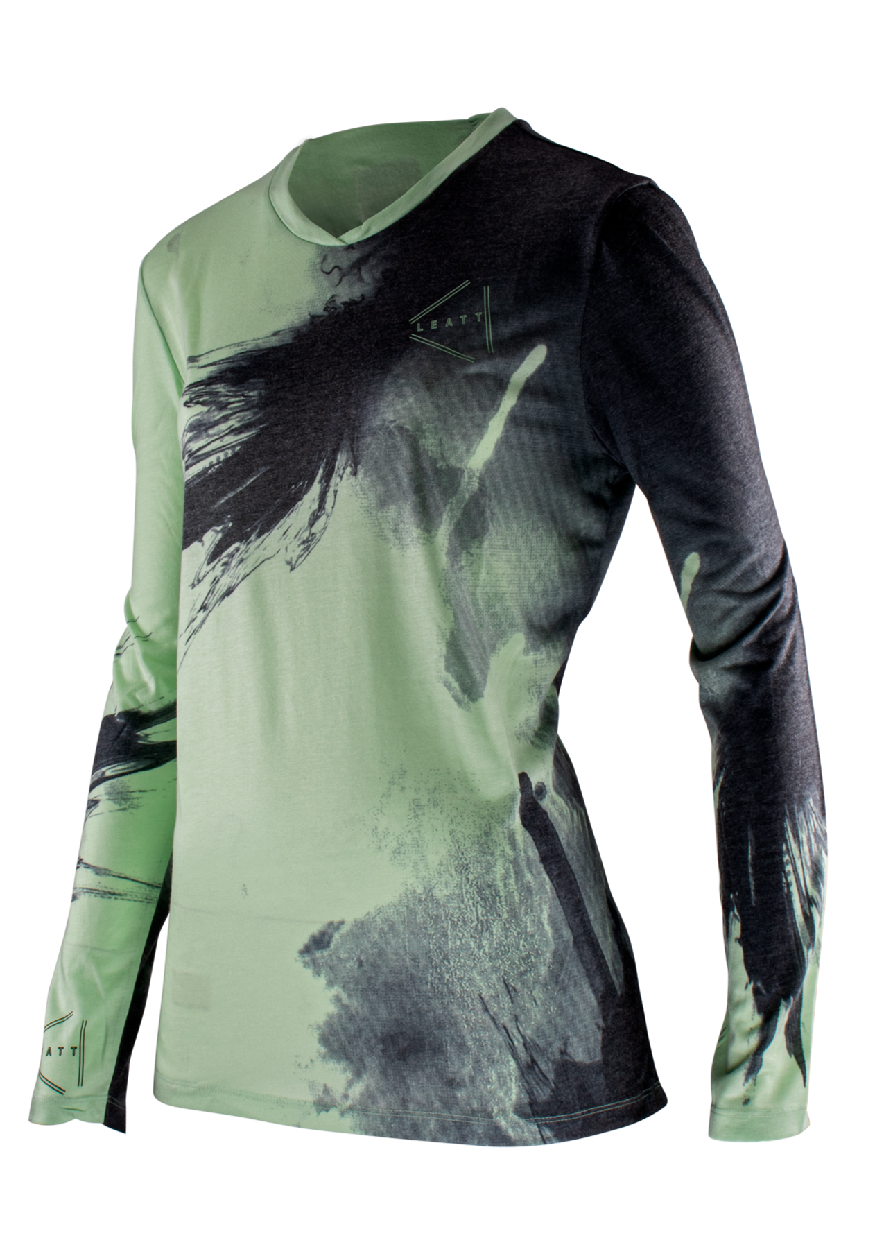 חולצת רכיבה ארוכה נשים MTB Gravity 2.0 Mint