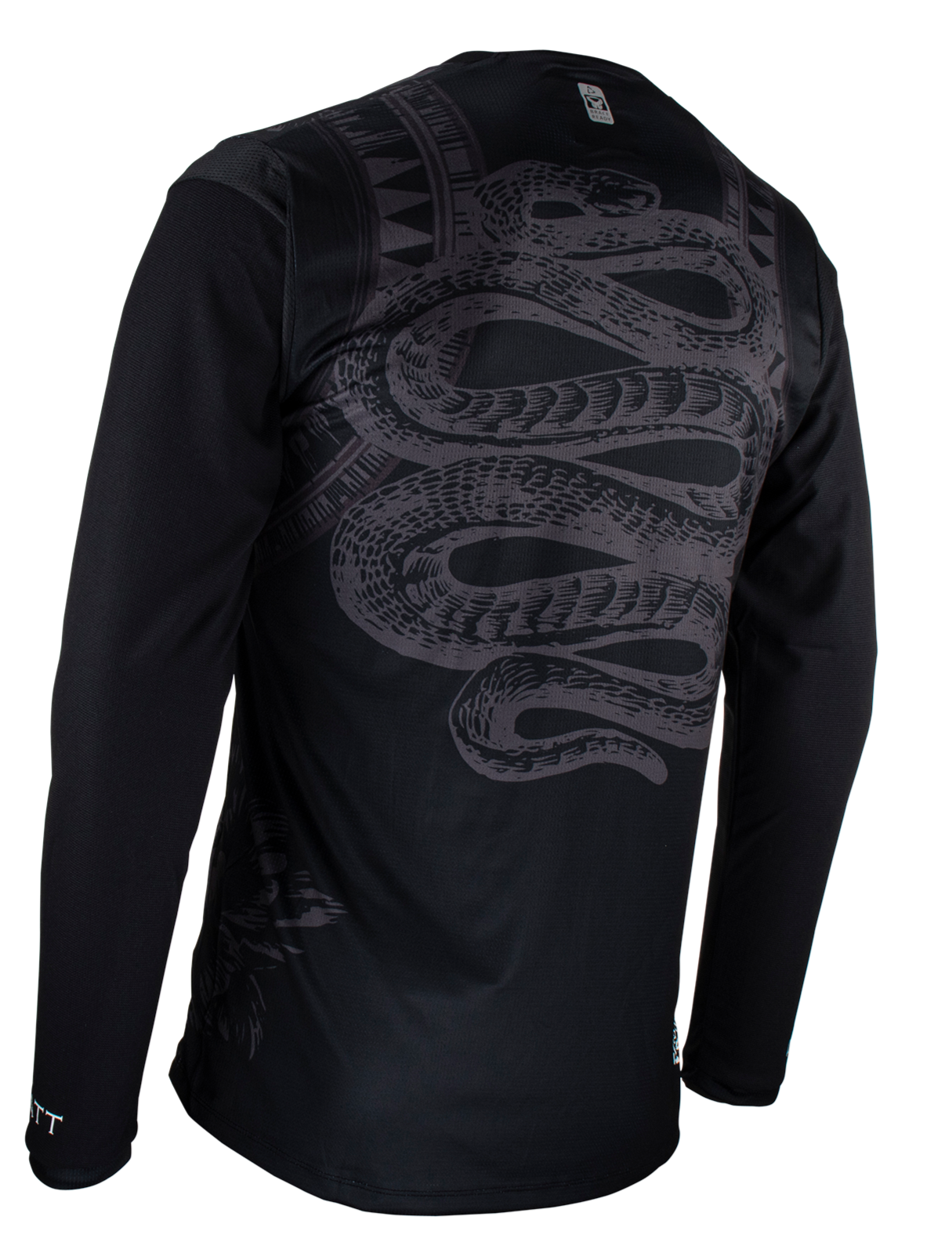 חולצת רכיבה ארוכה גברים MTB Gravity 3.0 Blk